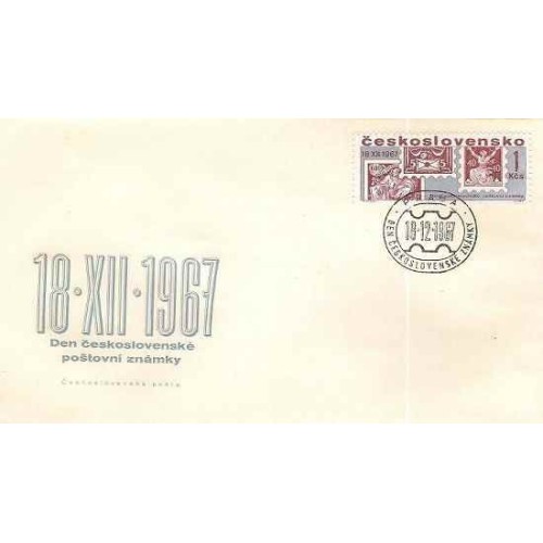 پاکت مهر روز روز تمبر - چک اسلواکی 1967 پاکت مهر روز روز تمبر - چک اسلواکی 1967