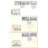 3 عدد پاکت مهر روز نمایشگاه بین المللی تمبر پراگا 1962 - چک اسلواکی 1961