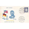پاکت مهر روز اولین سالگرد مرگ، رثای جان اف کندی - 2- برلین آلمان 1964