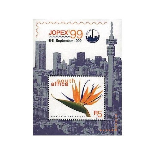 سونیرشیت نمایشگاه ملی تمبر JOPEX '99، ژوهانسبورگ - آفریقای جنوبی 1999