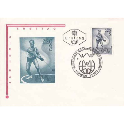 ورزشی - پرتاب چکش - اتریش 1967 ورزشی - پرتاب چکش - اتریش 1967