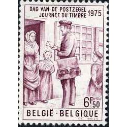 1 عدد تمبر روز تمبر -  بلژیک 1975
