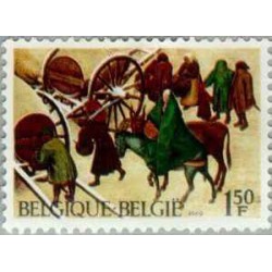 1 عدد تمبر کریسمس -  بلژیک 1969