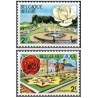 2 عدد تمبر گلها -  بلژیک 1969