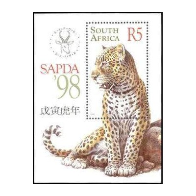 سونیرشیت نمایشگاه ملی تمبر SAPDA '98، ژوهانسبورگ - آفریقای جنوبی 1998