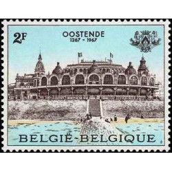 1 عدد تمبر هفتصدمین سالگرد شهر اوستنده -  بلژیک 1967