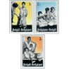 3 عدد تمبر کمک به پناهندگان -  بلژیک 1967 تمبر مینی شیت