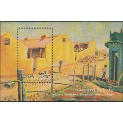 مینی شیت بزرگداشت جرارد سکوتو  - نقاش - آفریقای جنوبی 1996