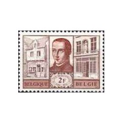 1 عدد تمبر ژان برکمانز مقدس - بلژیک 1965