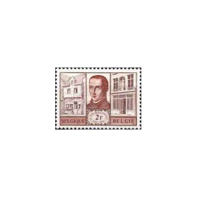 1 عدد تمبر ژان برکمانز مقدس - بلژیک 1965