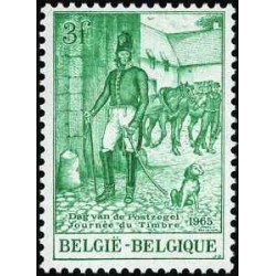 1 عدد تمبر روز تمبر - بلژیک 1965