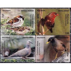 4 عدد  تمبر پرندگان - بنگلادش 2010 قیمت 6 دلار
