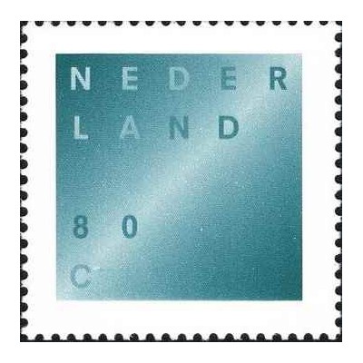 1 عدد  تمبر سری پستی -  تسلیت - خودچسب - هلند 1998