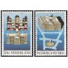 2 عدد  تمبر کاخ سلطنتی در آمستردام - هلند 1982