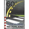 1 عدد  تمبر پنجاهمین سالگرد امنیت ترافیک جاده ای - هلند 1982
