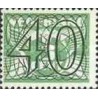 1 عدد  تمبر سری پستی  اعداد - سورشارژ  40 سنت - هلند 1940 قیمت 3 دلار