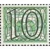1 عدد  تمبر سری پستی  اعداد - سورشارژ  10 سنت - هلند 1940