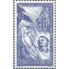 1 عدد تمبر دومین کنگره دانش سیاسی و فرهنگی چک، پراگ - چک اسلواکی 1959