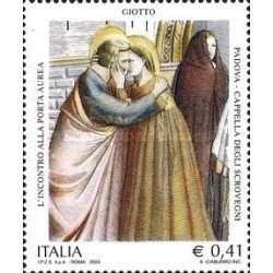 1 عدد تمبر کلیسای کوچک Scrovegni، پادوآ - ایتالیا 2003