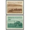 2 عدد  تمبر کشاورزی - چک اسلواکی 1953