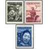 3 عدد  تمبر روز جهانی زن - چک اسلواکی 1951
