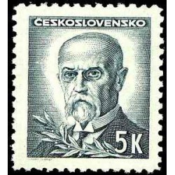 1 عدد تمبر سری پستی شخصیت ها - 5Kc- چک اسلواکی 1945