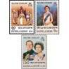 3 عدد  تمبر بیست و پنجمین سالگرد سلطنت ملکه الیزابت دوم - بنگلادش 1977