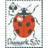 1 عدد  تمبر حفاظت از طبیعت - کمتر از سم استفاده کنید -  دانمارک 1998