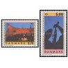 2 عدد تمبر گردشگری -  دانمارک 1995