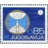 1 عدد تمبر هجدهمین کنگره فدراسیون بین المللی فضانوردی-  یوگوسلاوی 1967