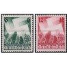 2 عدد تمبر گردهمائی حزب - رایش آلمان 1936 قیمت 13 دلار