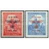 2 عدد  تمبر شماره 80 چاپ شده "15. III. 1939" و شماره 83 چاپ شده "15. III. 1942" - یوهمیا و موراویا 1942