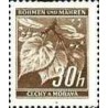 1 عدد  تمبر سری پستی - رنگ متفاوت - 30h - یوهمیا و موراویا 1941