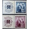 2 عدد  تمبر صلیب سرخ - با تب - یوهمیا و موراویا 1940
