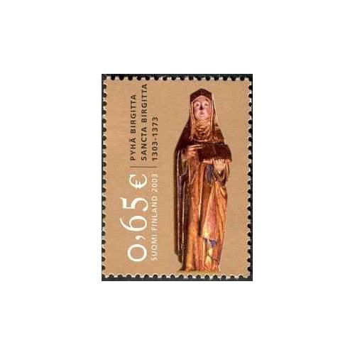 1 عدد  تمبر سنت بریژیت - فنلاند 2003
