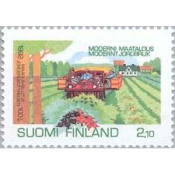 1 عدد  تمبر کشاورزی مدرن - فنلاند 1992