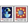 2 عدد  تمبر خیریه صلیب سرخ - فنلاند 1984