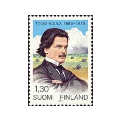1 عدد  تمبر صدمین سالگرد تولد تویو کائولا، آهنگساز - فنلاند 1983