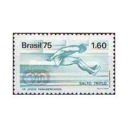 1 عدد تمبر هفتمین سالگرد بازی های پان آمریکایی - سانتو دومینگو، جمهوری دومینیکن - برزیل 1975