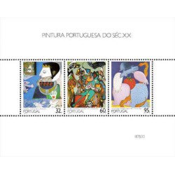 سونیرشیت نقاشی های قرن بیستم- پرتغال 1990 قیمت 5 دلار