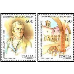 2 عدد تمبر روز تمبر - ایتالیا 1994