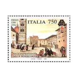 1 عدد تمبر برادر رحمتی، فلورانس - ایتالیا 1994