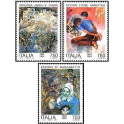 1 عدد تمبر جنگ جهانی دوم - تابلو نقاشی - ایتالیا 1994