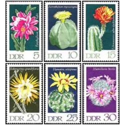 6 عدد تمبر کاکتوس ها - جمهوری دموکراتیک آلمان 1970