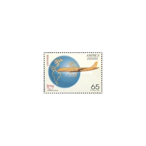 1 عدد  تمبر UPAEP آمریکا - اسپانیا 1994