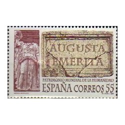 1 عدد  تمبر یونسکو - میراث جهانی - اسپانیا 1994