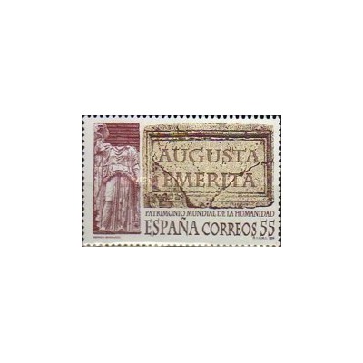 1 عدد  تمبر یونسکو - میراث جهانی - اسپانیا 1994