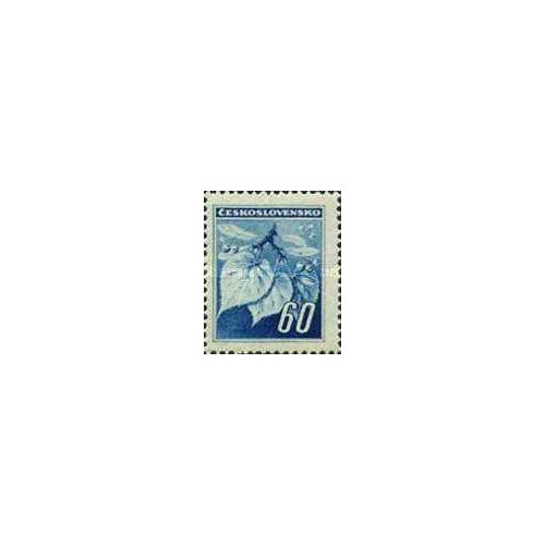 1 عدد تمبر سری پستی - شاخه لیمو - 60 - چک اسلواکی 1945 1 عدد تمبر سری پستی - شاخه لیمو - 60 - چک اسلواکی 1945