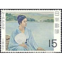 1 عدد تمبر هفته فیلاتلی - ژاپن 1967