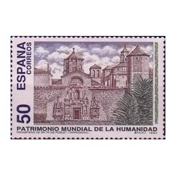 1 عدد  تمبر یونسکو - صومعه سانتا ماریا د پوبلت - اسپانیا 1993